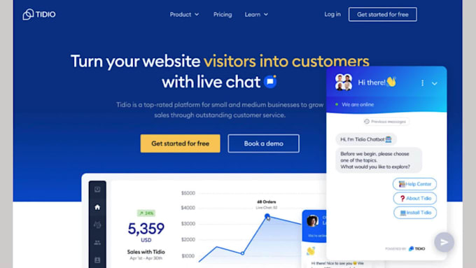 build an expert ai chatbot with manychat, chatfuel, tidio