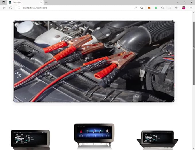 create website pages and full website application