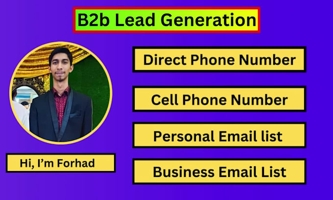 do b2b lead generation direct phone cell phone mobile phone number