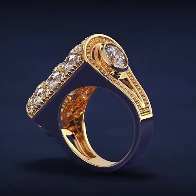 create 3d jewelry design for 3d printing