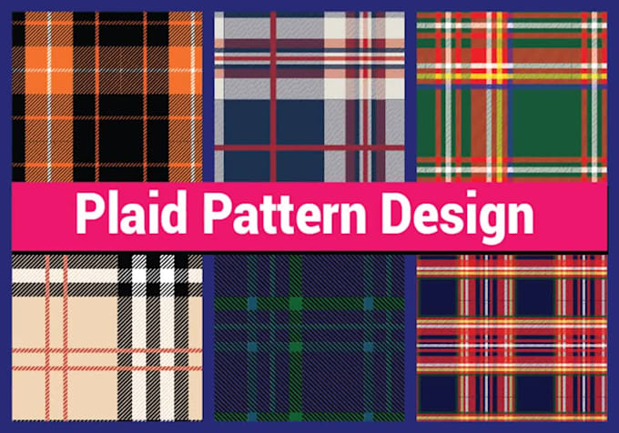 seamless plaid pattern design for your fabric