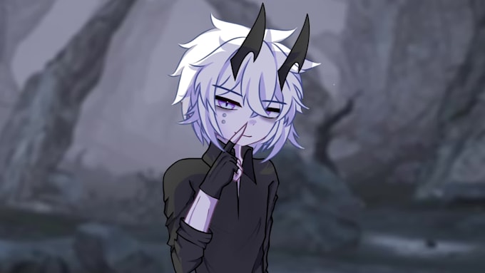 make custom anime animated art for youtube