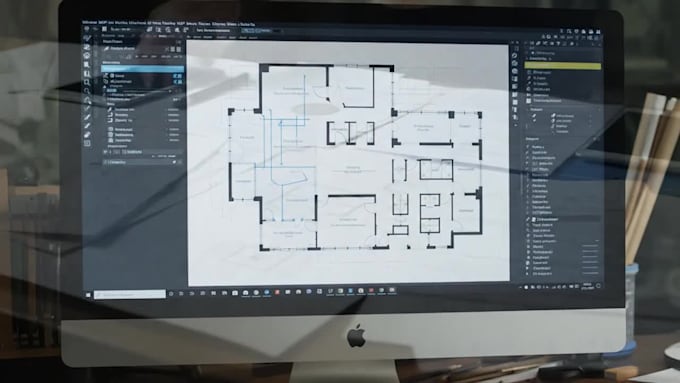 Draw stamp architectural drawing floor plan mep engineering drawing ...