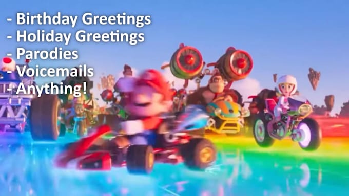 do a voiceover impression of mario for you