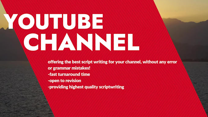 write professional error free scripts for you