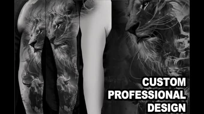 create a tattoo design of tattoo sleeve