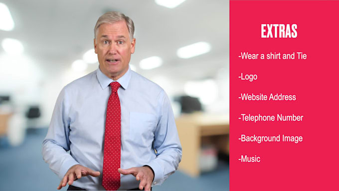 be your video spokesperson
