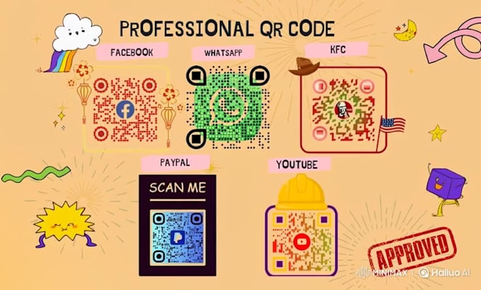 create professional qr code with custom logo in 1 hours