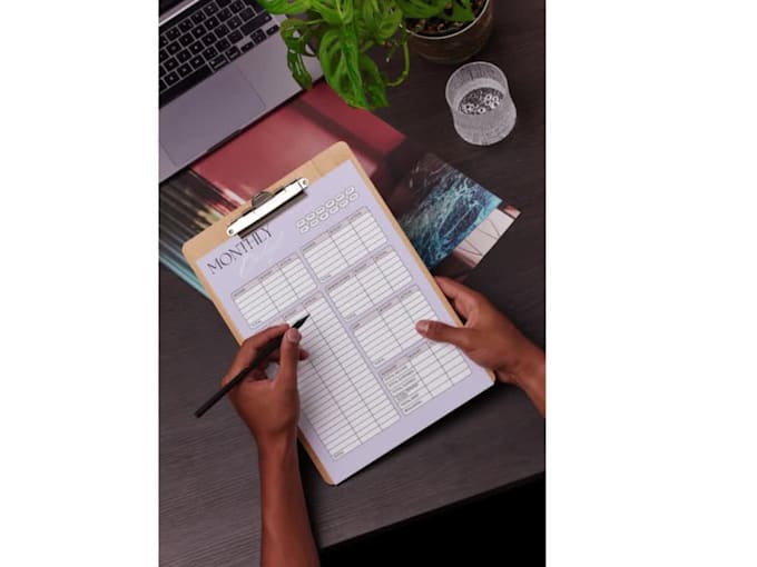 deliver a minimal printable journal template for your routine
