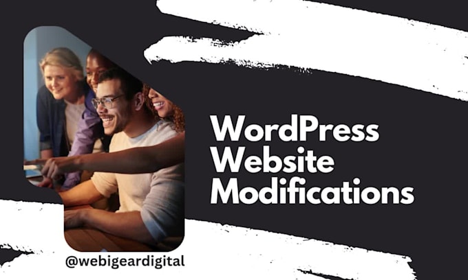 do wordpress website modifications
