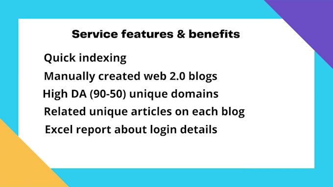 create super 25 manually high da pa web2 blog or article submission
