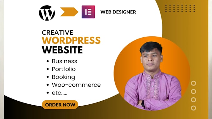 create a responsive wordpress website for you