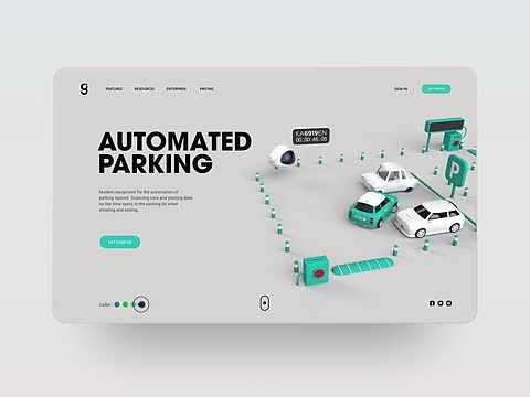 create interactive 3d website , scrolling  parallax animation, gsap website