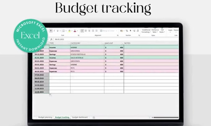 annual budget spreadsheet, excel budget, monthly planner, family yearly tracker