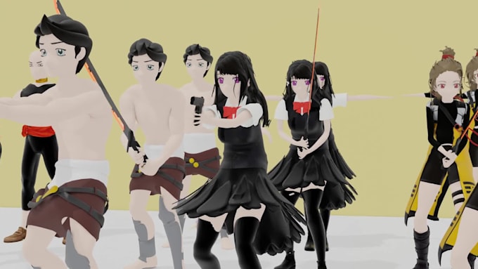 create 3d animated characters for movies, animations, augmented reality, games