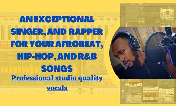 be your male rapper to rap to your afrobeat, hiphop, rnb song