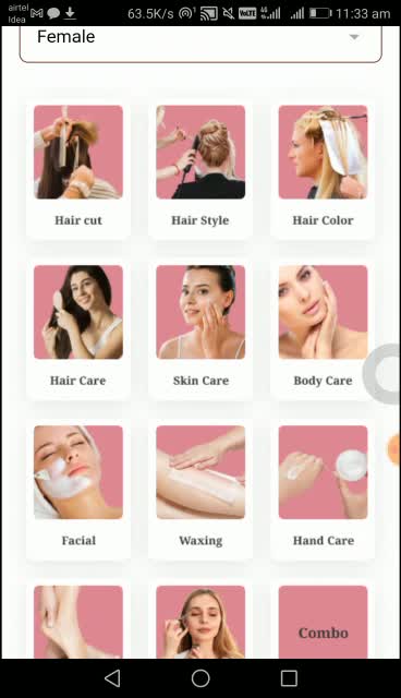 do salon booking website and booking mobile app