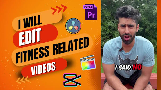 create or edit promotional video for gym, fitness, and sports