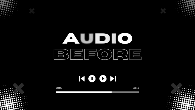 do audio cleanup noise reduction and podcast editing