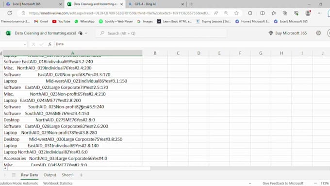 Do excel spreadsheet expert cleaning and excel formatting by ...