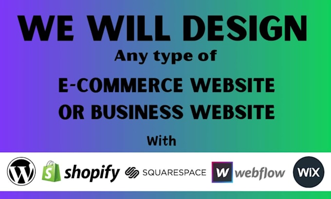 create wordpress business, ecommerce website, online store, online shop