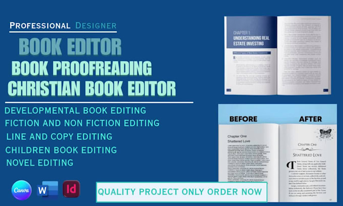 do book editing book proofreading novel, children book, christian book editor