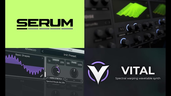 create serum or vital presets for you