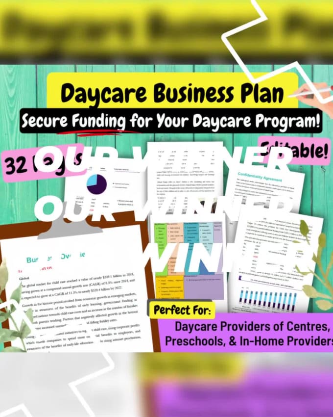 preschool business plan