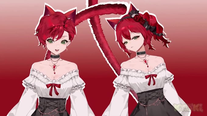 Draw And Rig Live2d Vtuber Model Vtuber Rigging Anime Vtuber Model