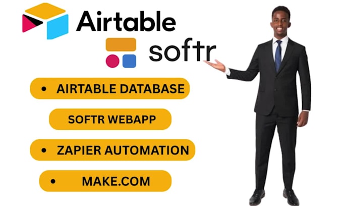 setup fix make com automation zapier made com api integration airtable softr
