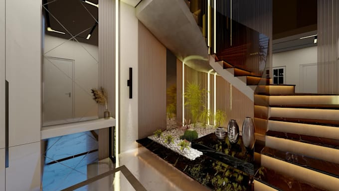 Do interior render for your project by Busebcr | Fiverr