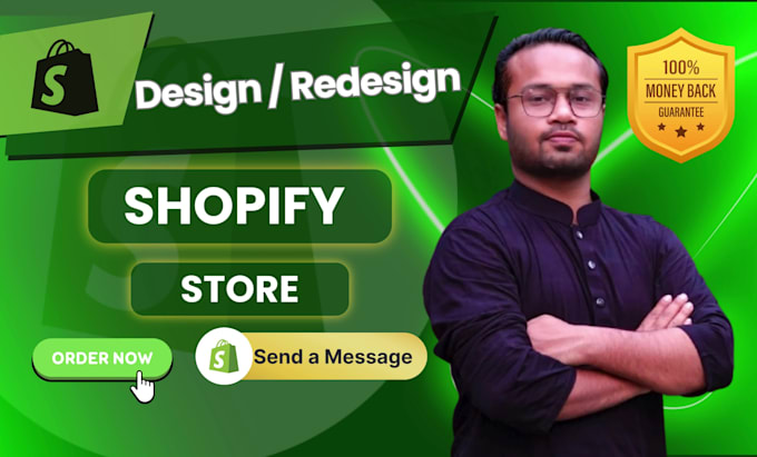 build or redesign a high converting shopify store
