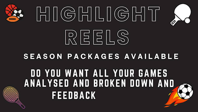 create individual highlight videos for every game across your season