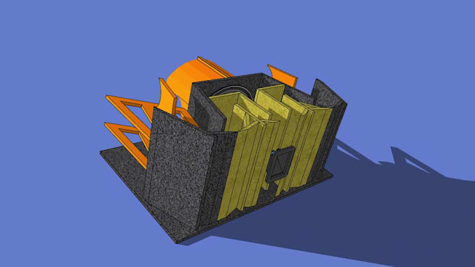 design a speaker box and subwoofer