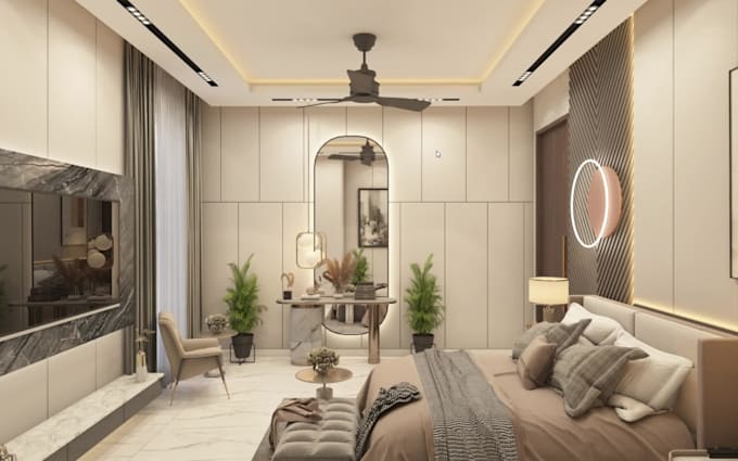 create interior and exterior 3d renders