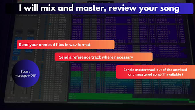 mix and master, review your songs