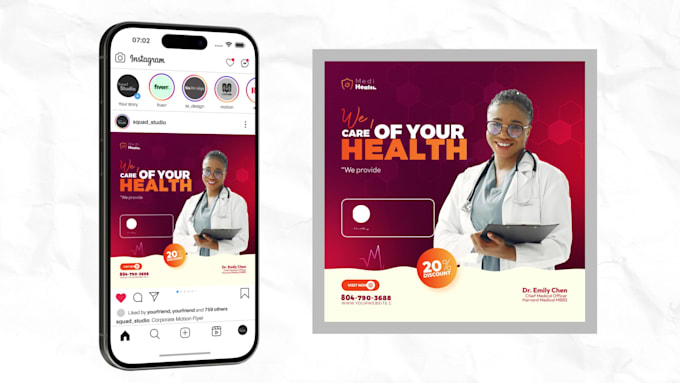 create animated motion flyer and poster