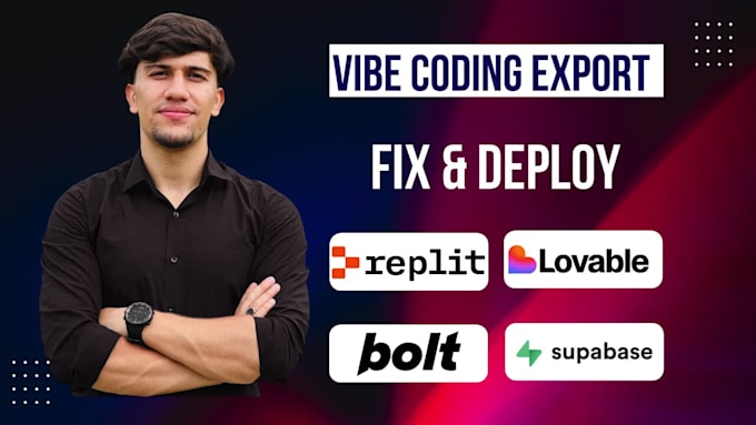 develop and fix your lovable, replit, base44, bolt ai web and mobile apps