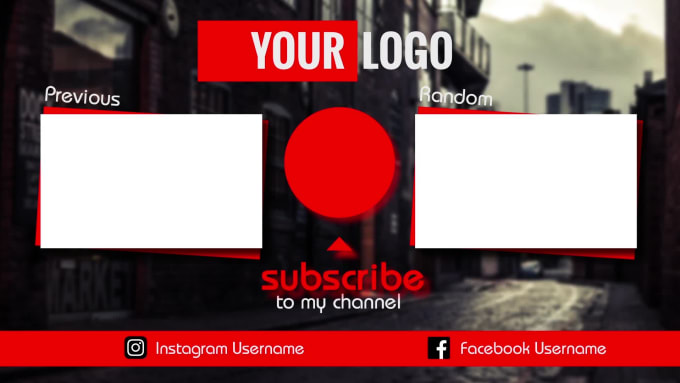 Do Youtube End Card End Screen Outro By Professionart