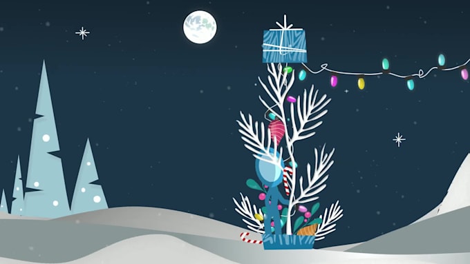 make amazing linkman christmas greetings video