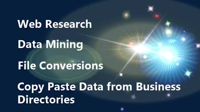 complete large data entry projects