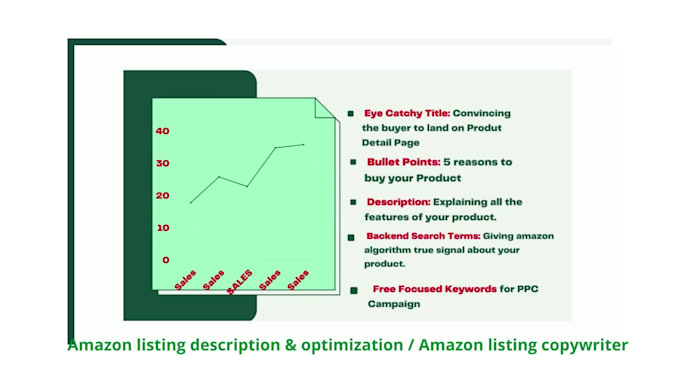 write amazon listing description with SEO amazon product listing optimization