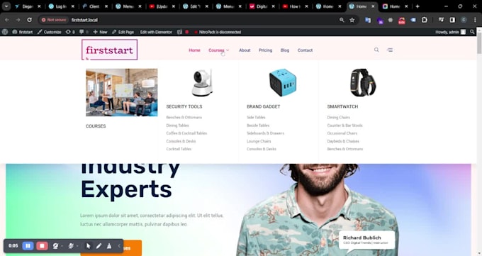 seo onpage offpage ai frontend and backend development