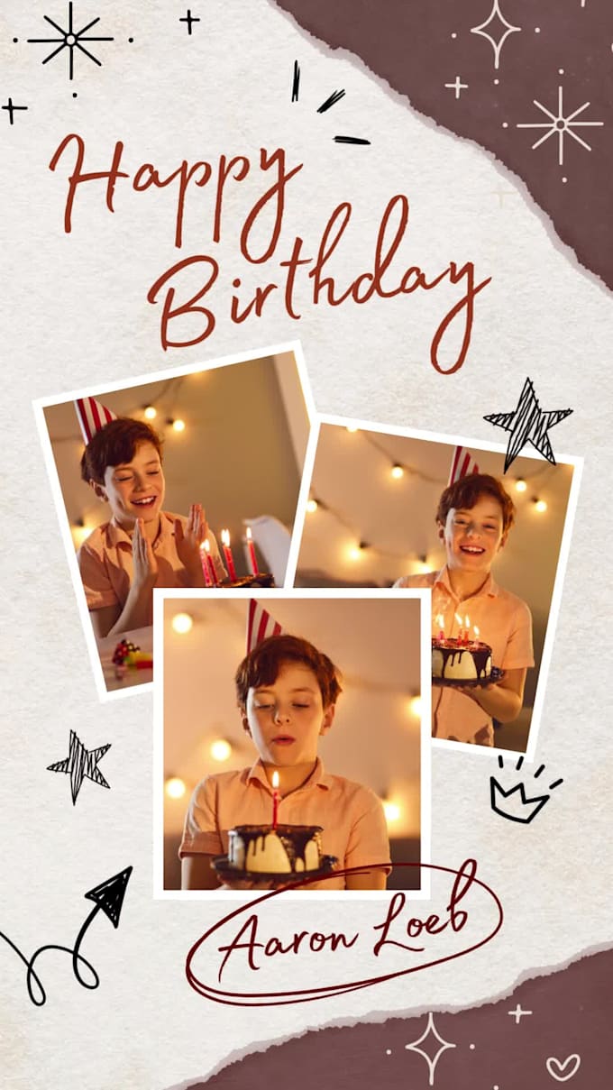 create personalized video invitations for celebrations