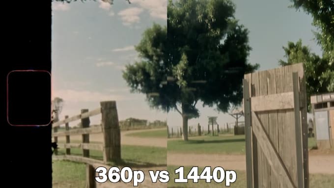 upscale, enhance, restore, remaster videos using topaz labs vai