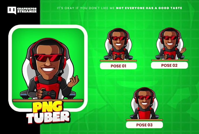 create custom pngtuber for live2d model or vtuber streamer