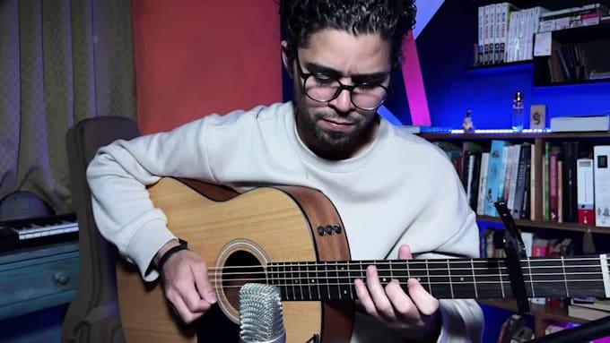 record acoustic guitars for your song