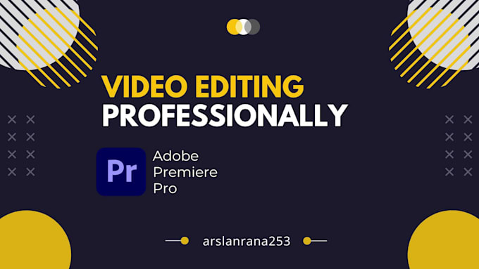 edit your raw footage into a proper video