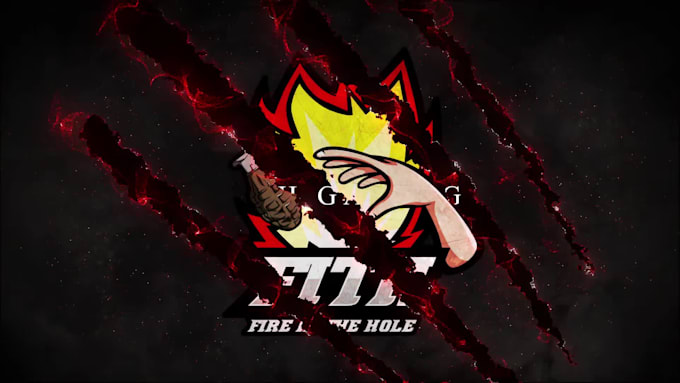 create claw marks effect logo reveal
