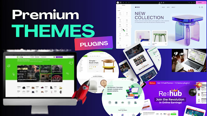 get premium wordpress themes and plugins